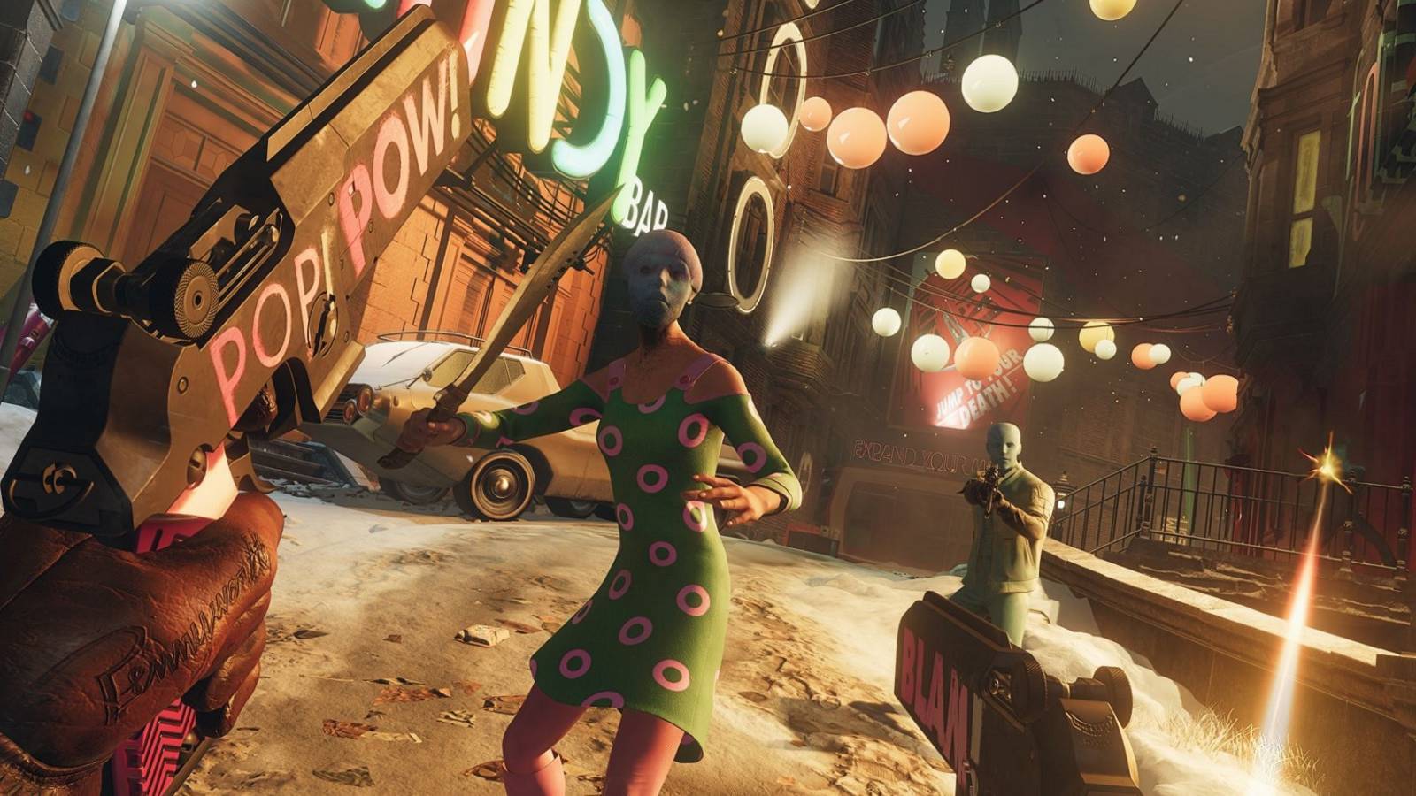 deathloop guns shooting