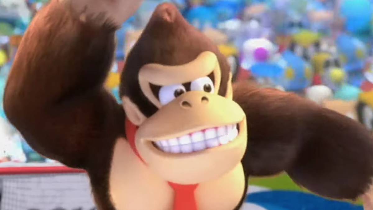 Donkey Kong Smiling Excitedly