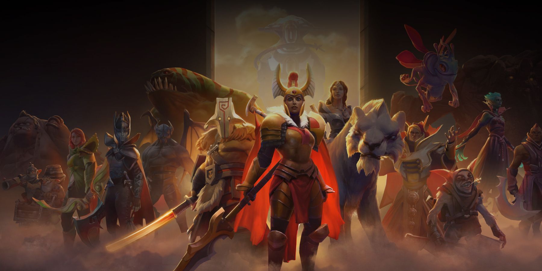 Characters from Dota 2.
