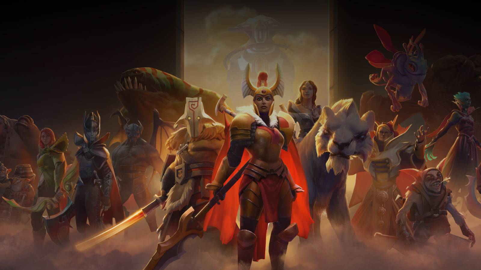 Characters from Dota 2.