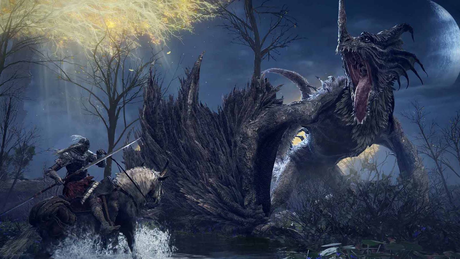 elden ring dragon open world details gamescom 2021 fromsoftware