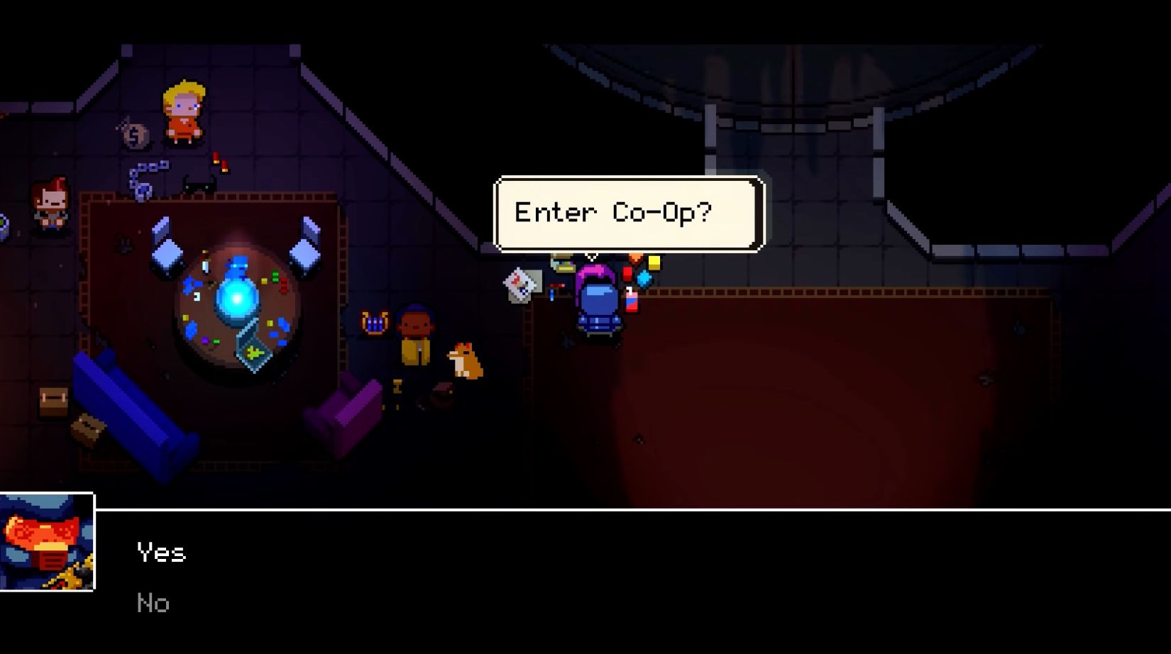 enter the gungeon items lost when dying coop