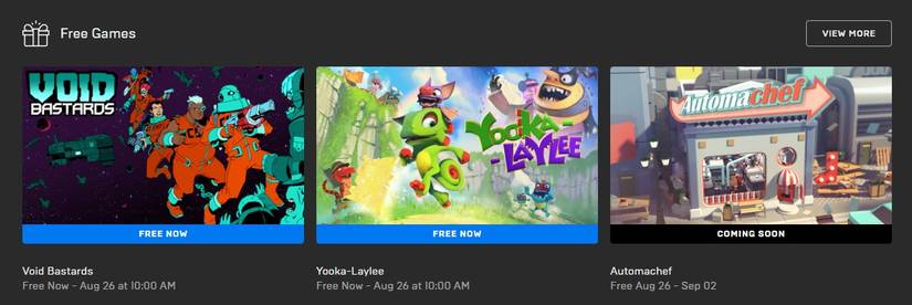 epic games store free games august september 2021