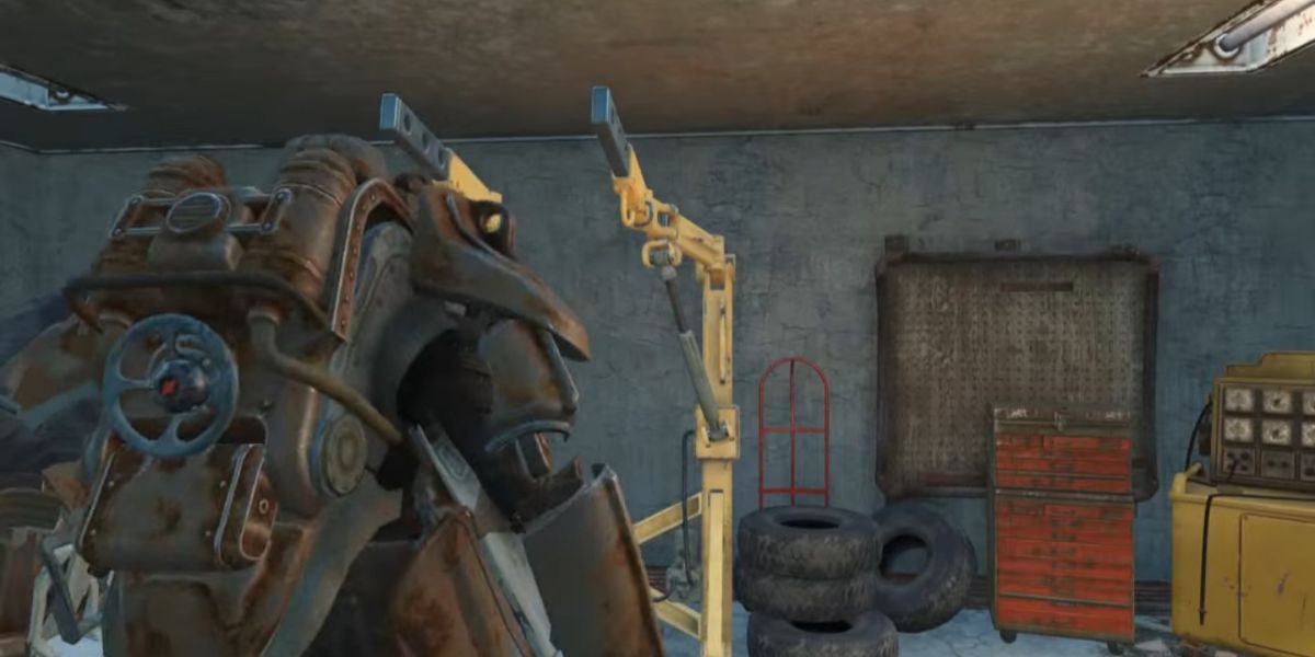 exiting power armor in Fallout 4