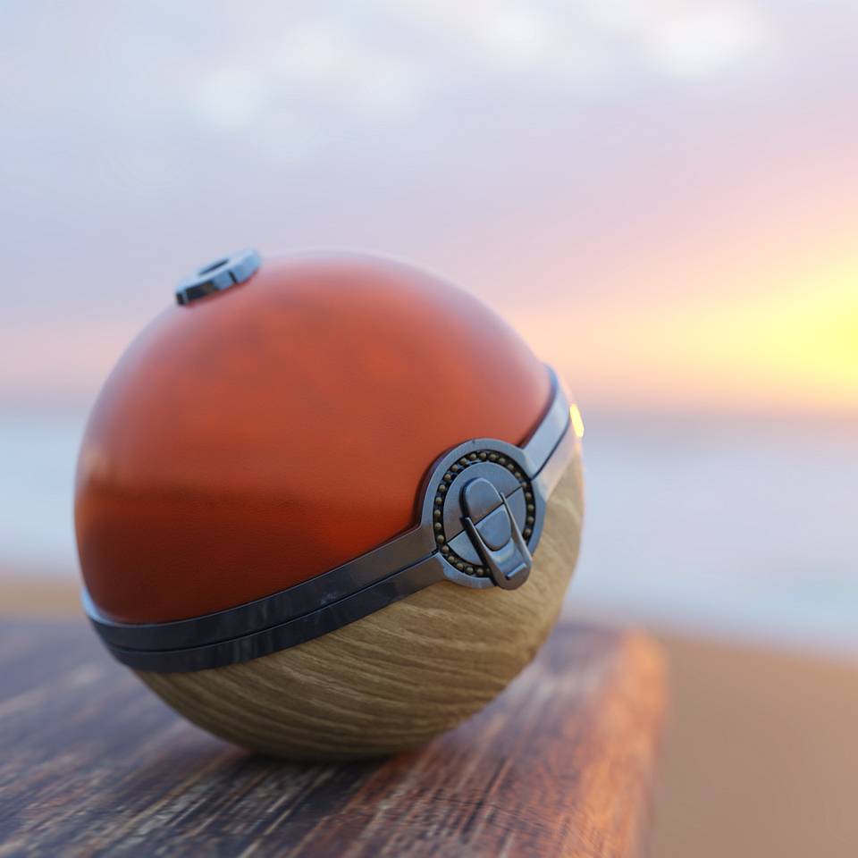 Pokemon Legends Arceus Fan Creates Realistic 3d Poke Ball