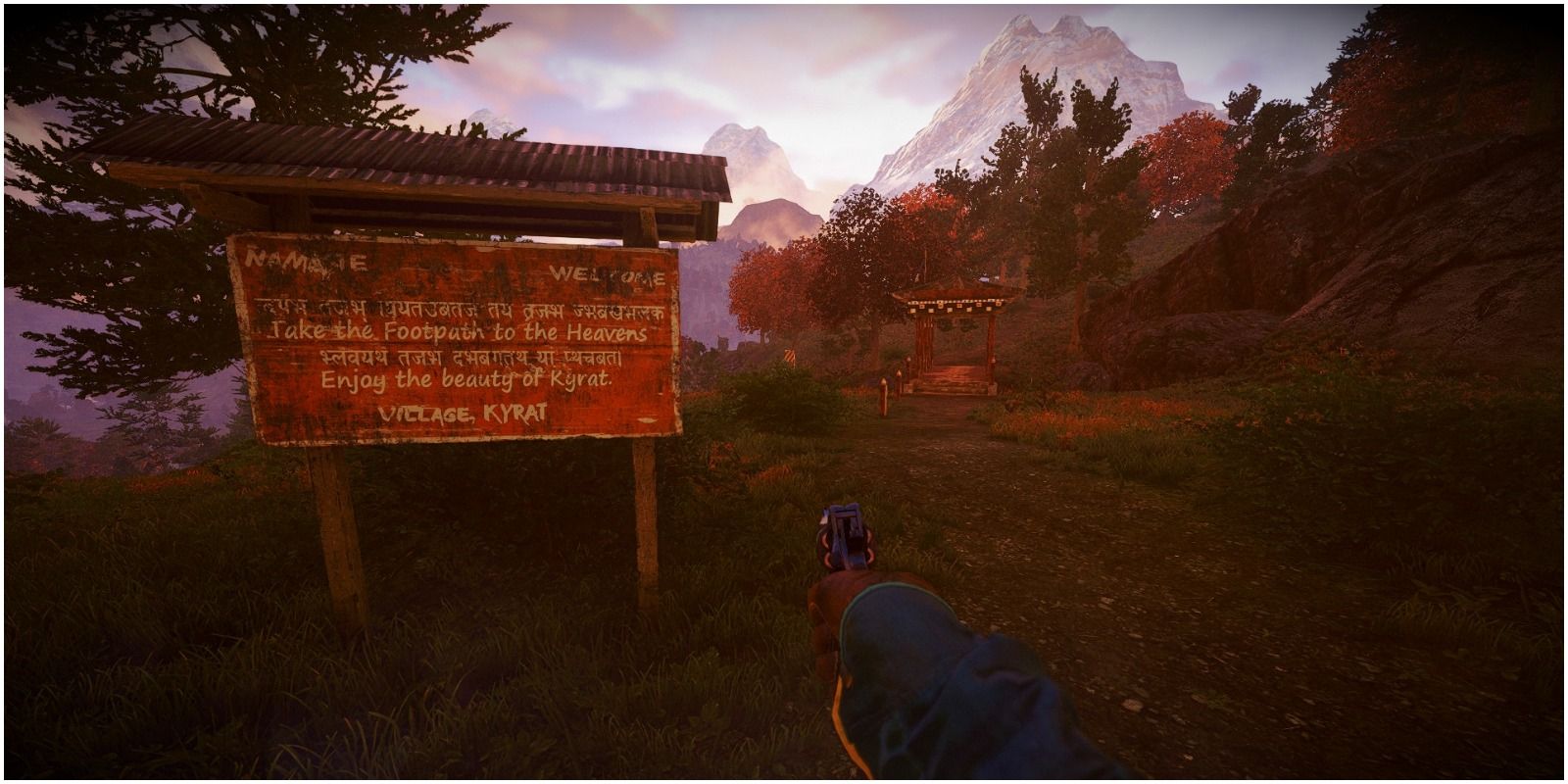 Kyrat village sign in Far Cry 4