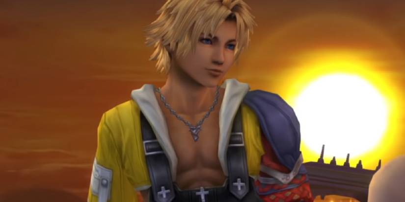 final fantasy 10 tidus sunset 