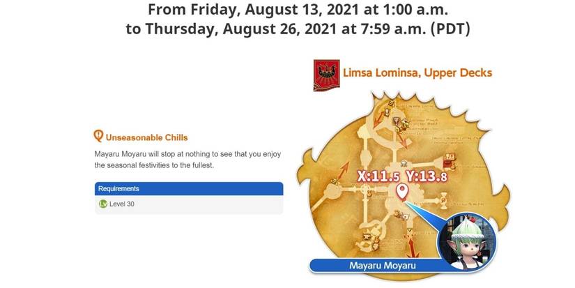 final fantasy 14 moonfire faire 2021 location