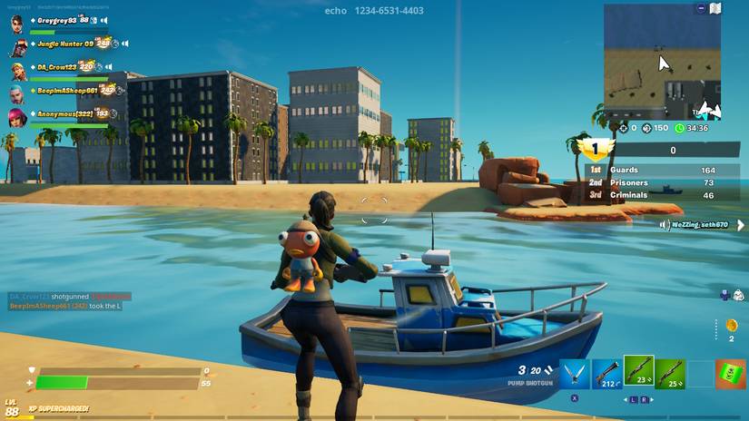 fortnite boat prison breakout