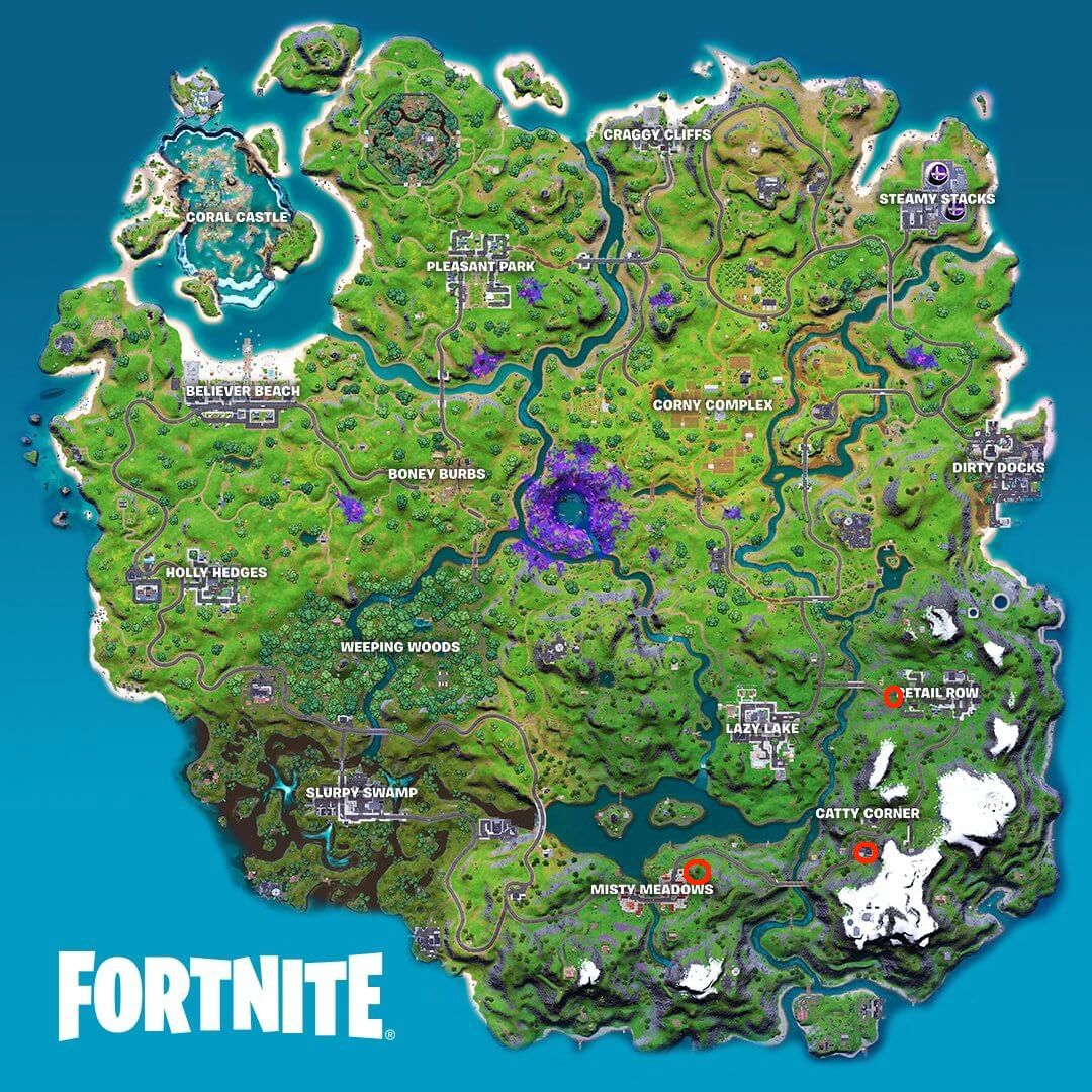 fortnite video cameras season 7 map