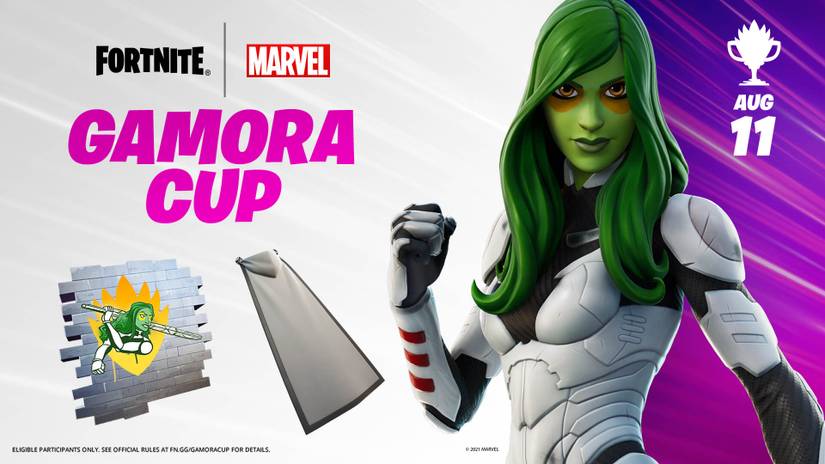 fortnite and gamora cup image