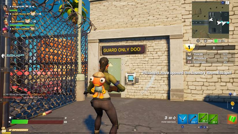 fortnite guard only door