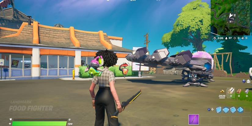 fortnite durrr burger alien ship