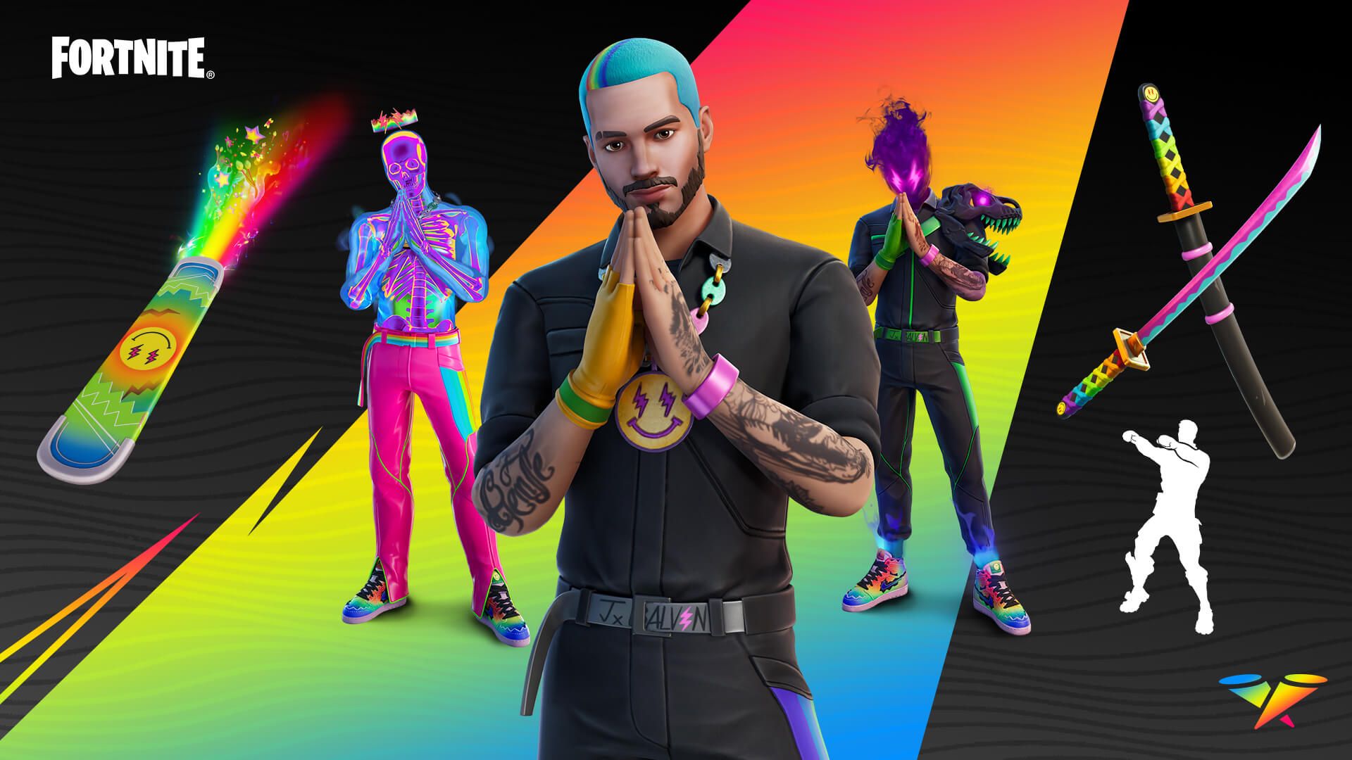 fortnite j balvin set items