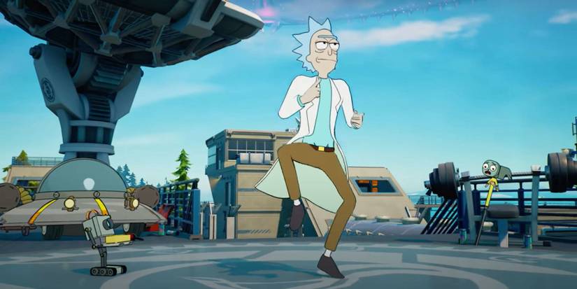 fortnite deliver a saucer to rick sanchez