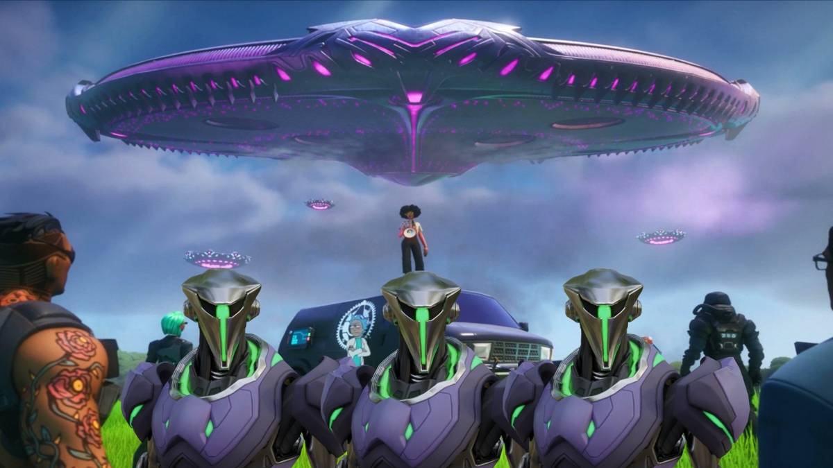 fortnite season 7 trespasser and ufo