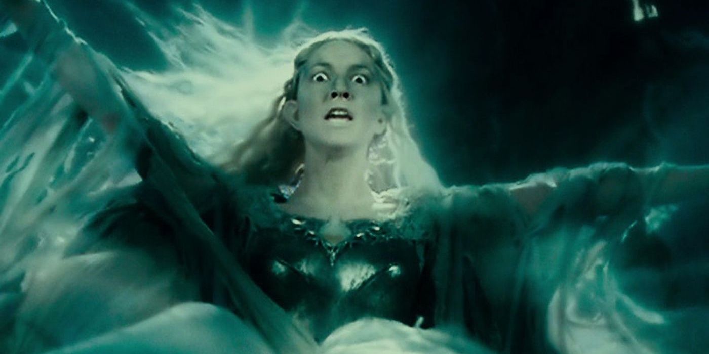 Galadriel takes on a terrifying form after being offered the Ring