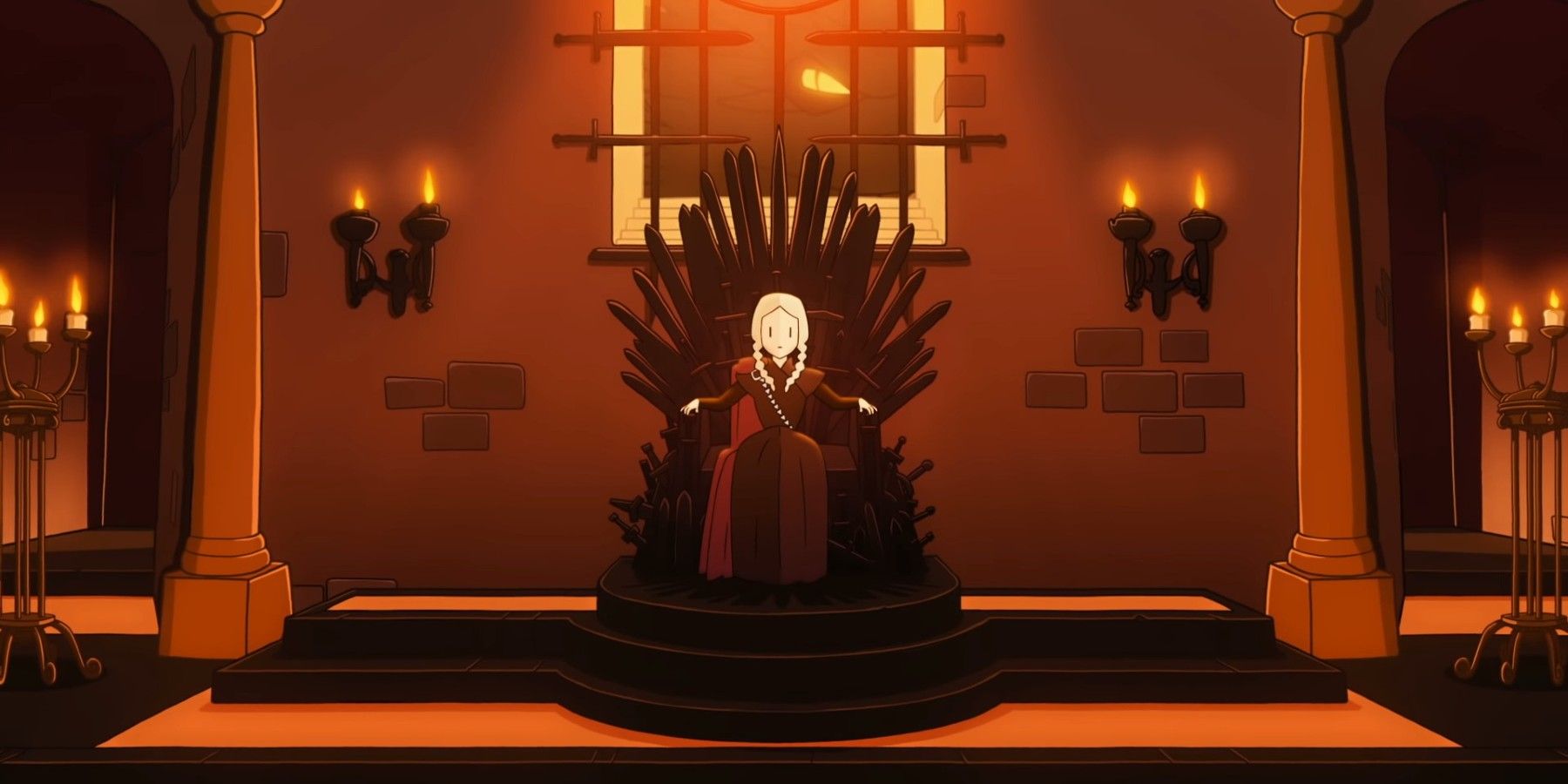 screenshot of daenerys from reigns game of thrones