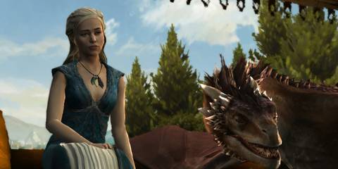 screenshot of daenerys from telltale game of thrones