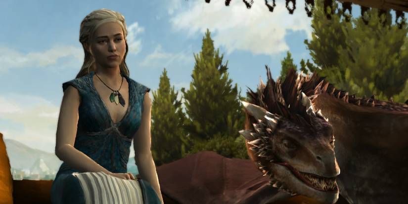 screenshot of daenerys from telltale game of thrones