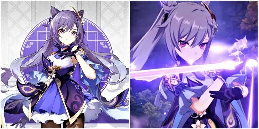 genshin impact keqing split image