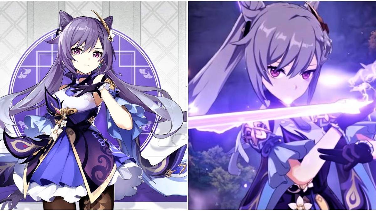 genshin impact keqing split image