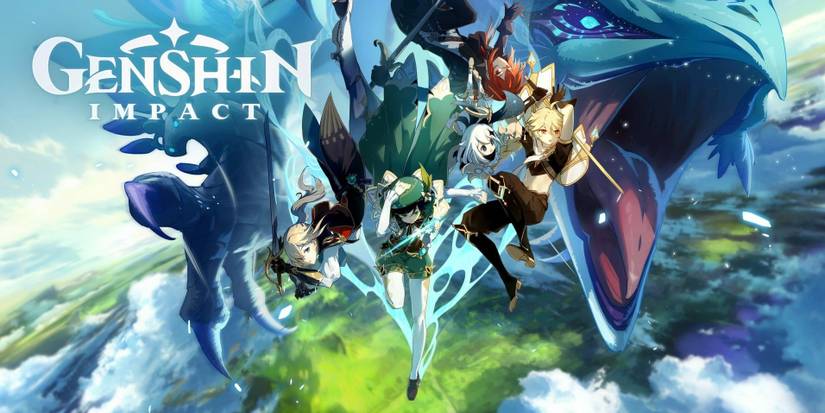 genshin impact official artwork dvalin dragon venti jean aether male traveler