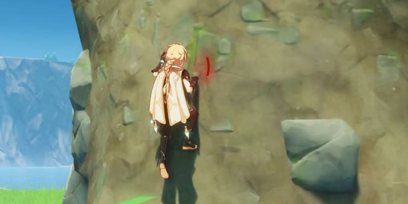 genshin impact climbing stamina aether male traveler
