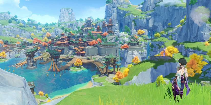 genshin impact liyue harbor xiao