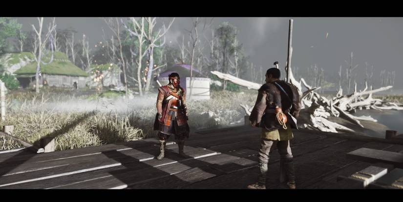 ghost of tsushima boat man to Iki Island