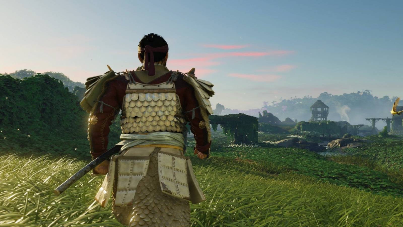 ghost of tsushima jin sakai back