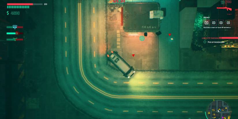 glitchpunk driving while on mission picking up passengers