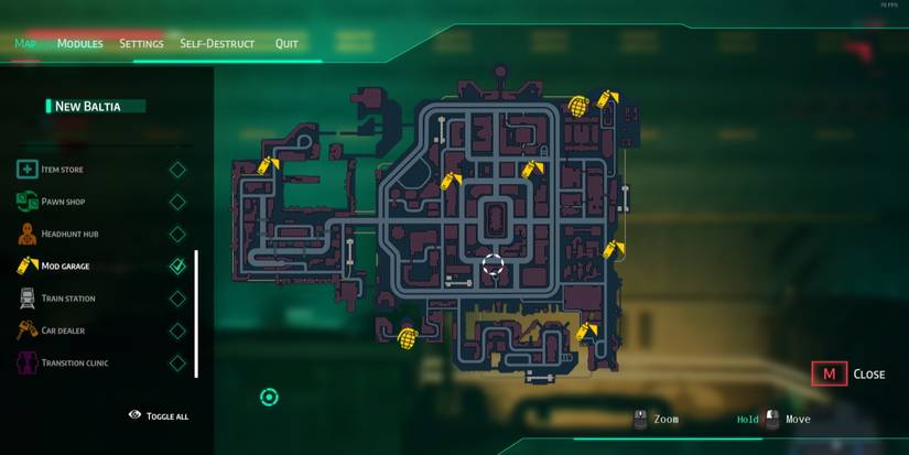 glitchpunk new baltia lose wanted level map