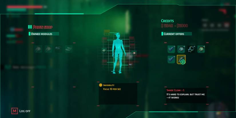 glitchpunk invincibility shade cloak module