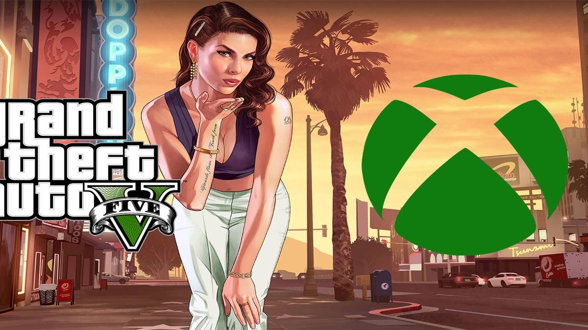 Grand Theft Auto key art with Xbox logo