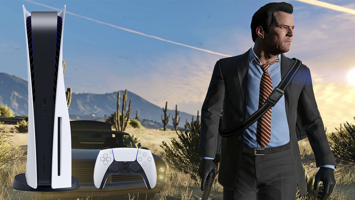 GTA 5 Michael Next to PS5