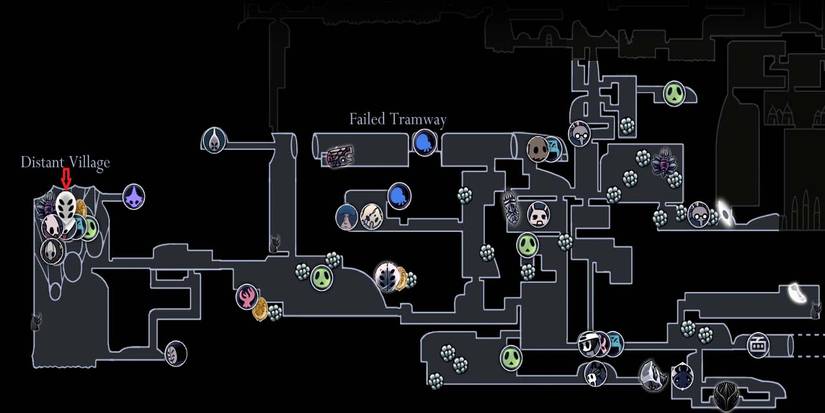 herrah the beast hollow knight map