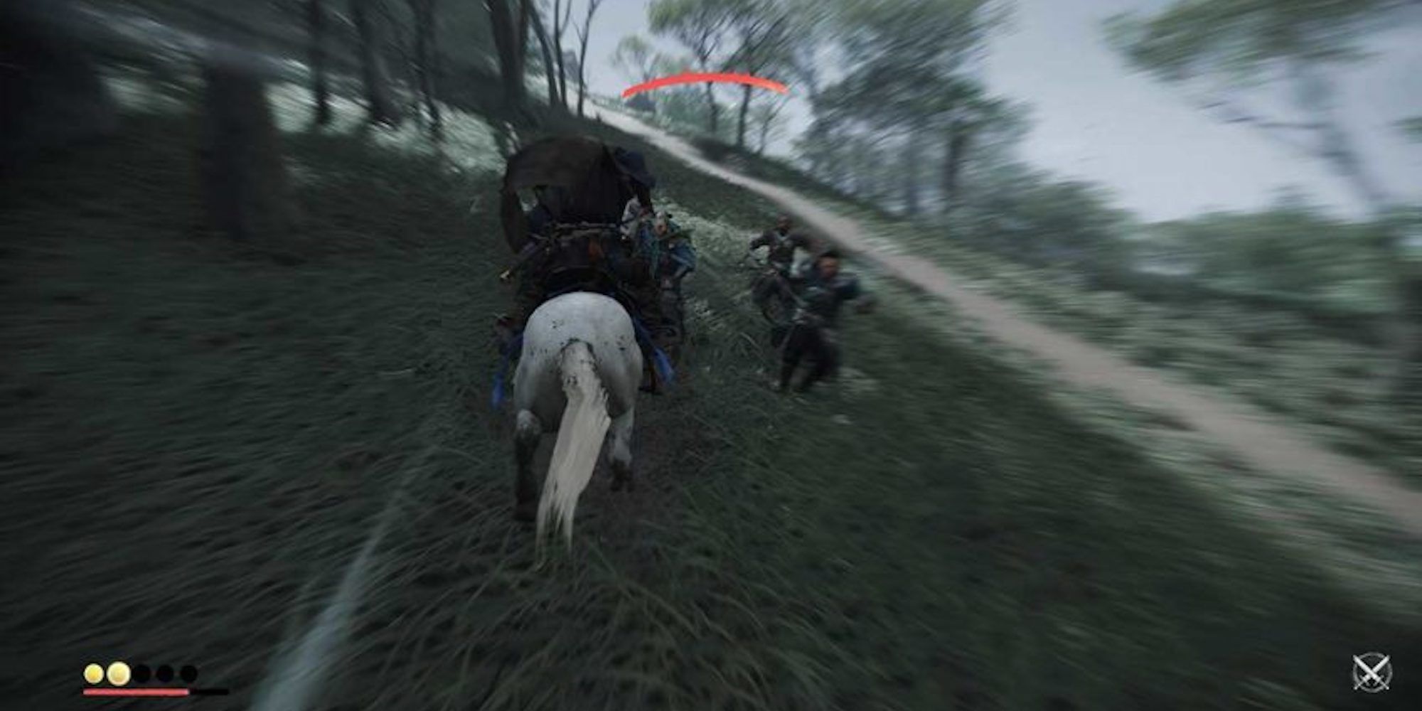 horse charge ghost of tsushima