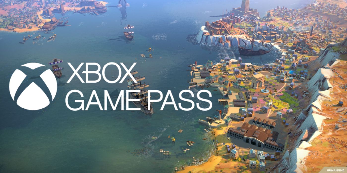 game pass logo on humankind screenshot feature