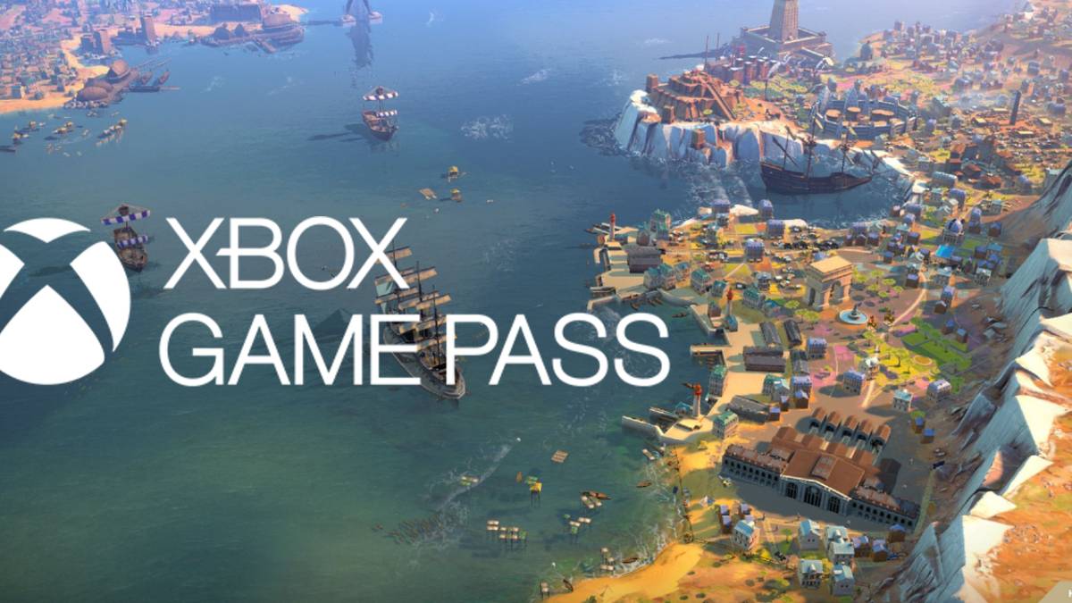 game pass logo on humankind screenshot feature