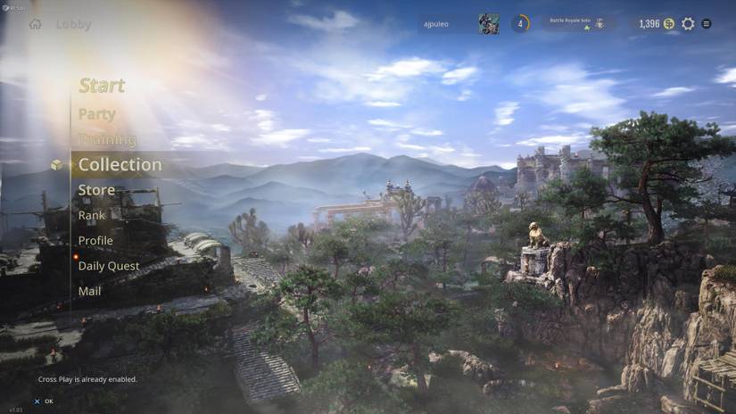 Hunter's Arena Legends Main Menu Screen