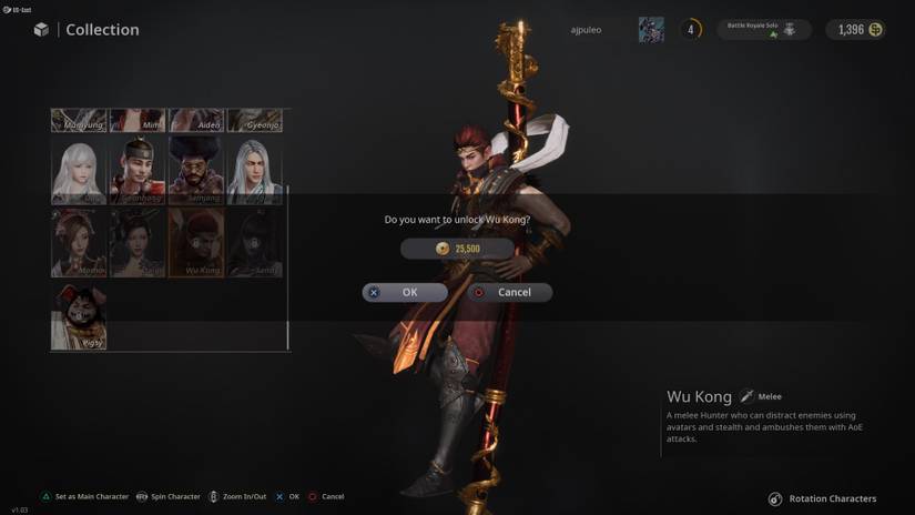 How much do new characters cost hunters arena legends