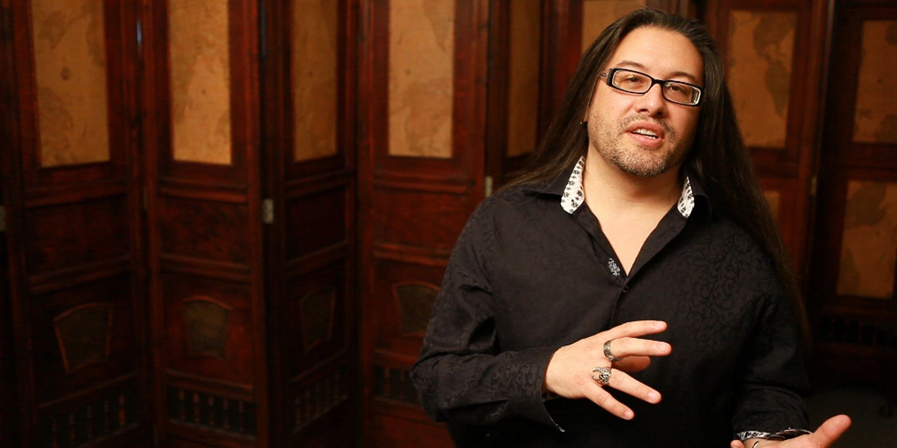 A photo of Quake co-creator John Romero.