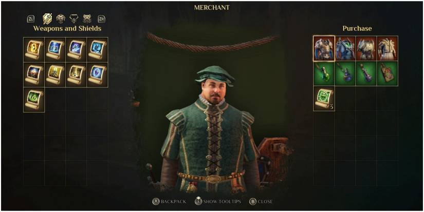 kings bounty 2 odillon merchant trade screen