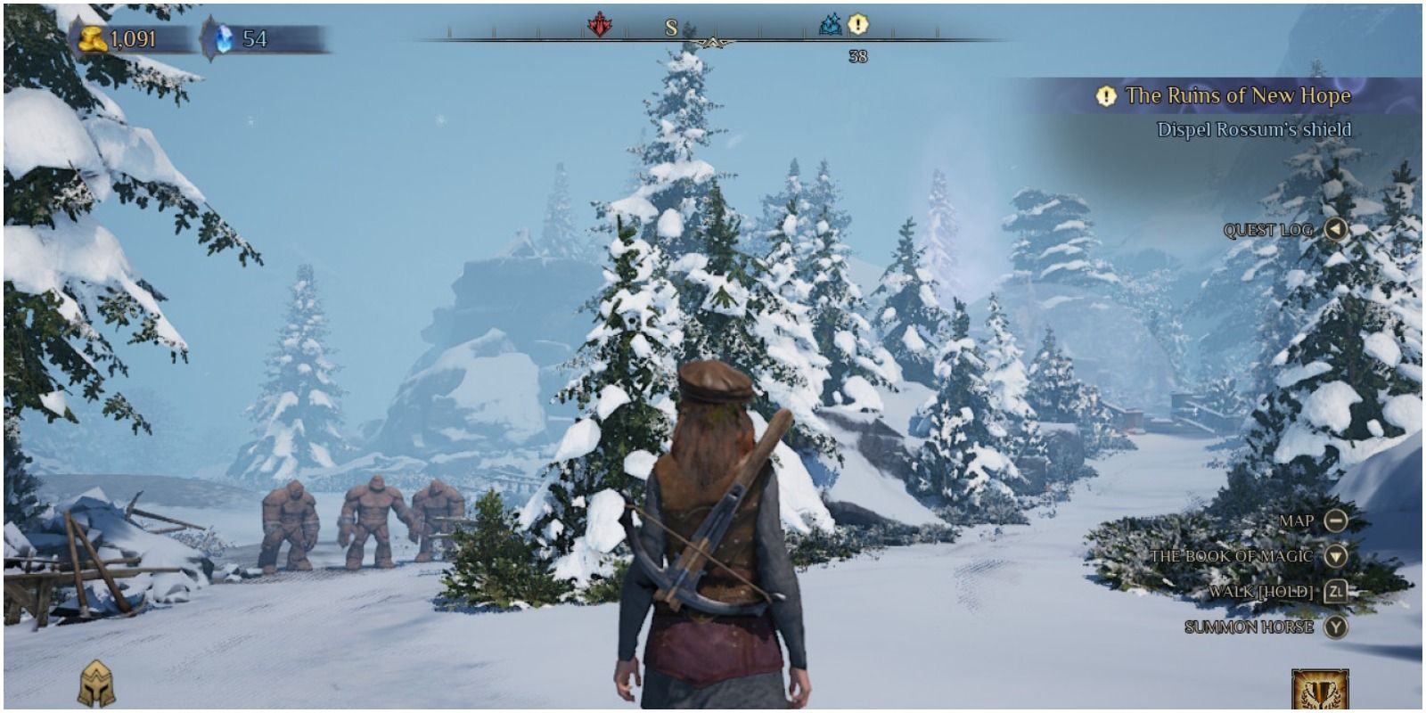 kings bounty 2 player traveling albian highlands at forking path