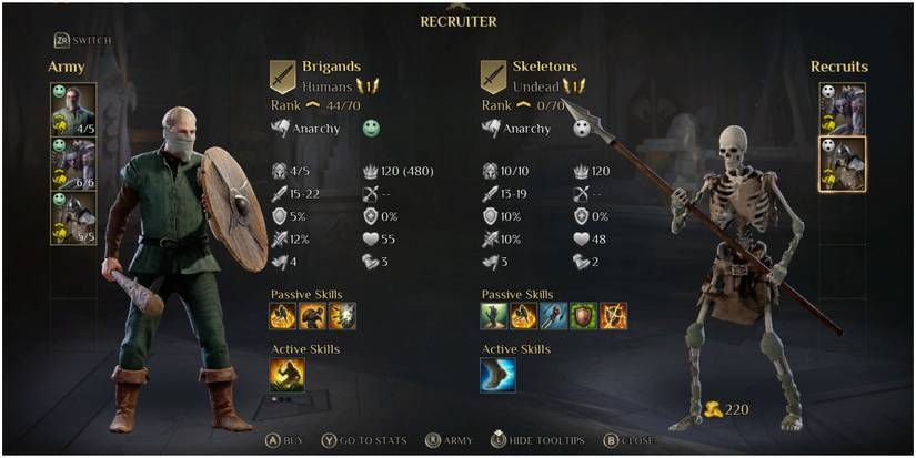 kings bounty 2 skeletons anarchy unit