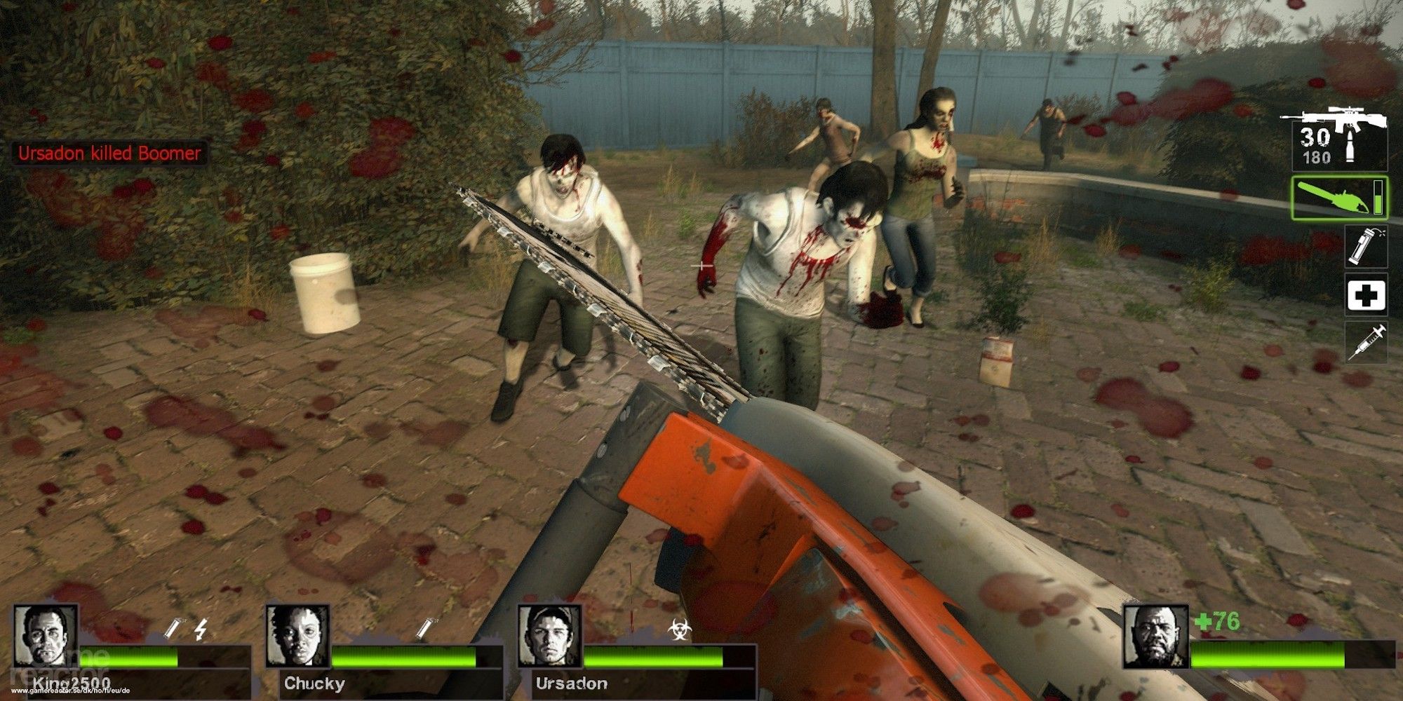 left 4 dead 2 gameplay chainsaw