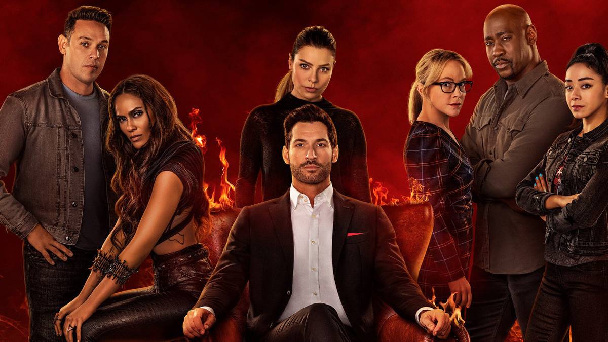 The cast of Lucifer on Netflix