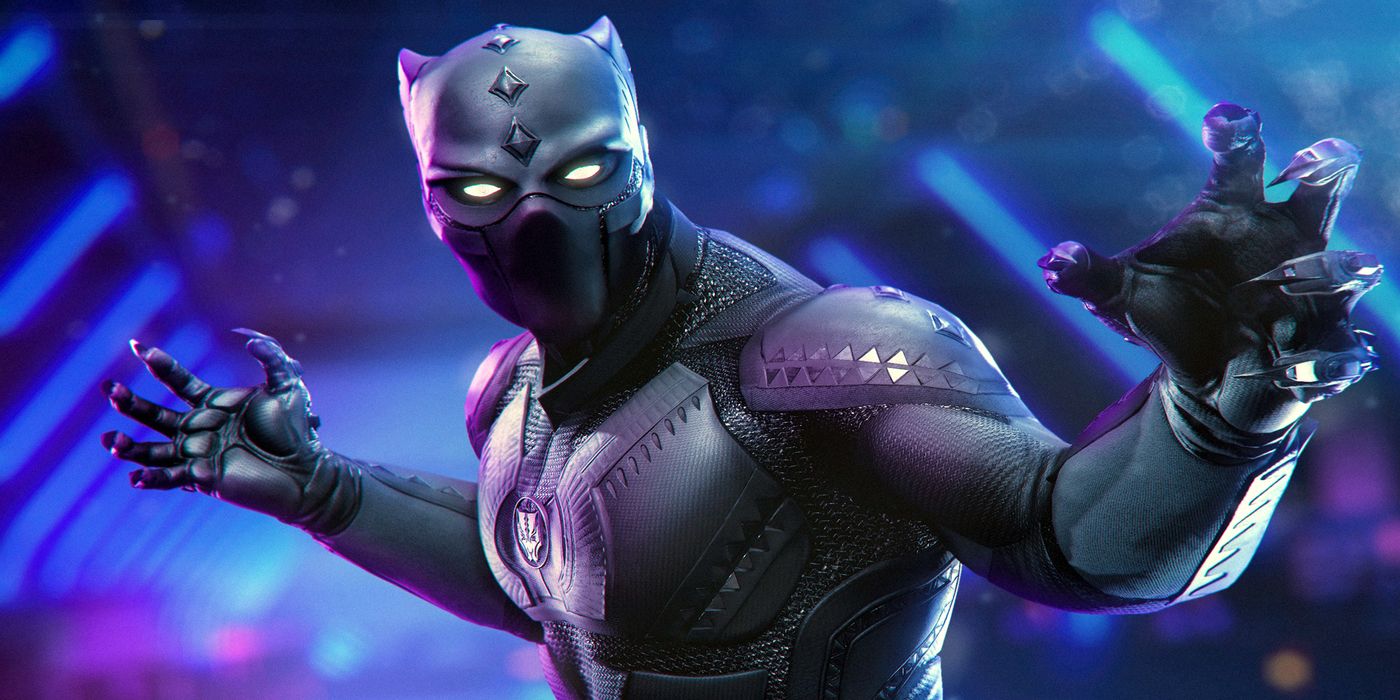 marvels avengers black panther war for wakanda blue backdrop