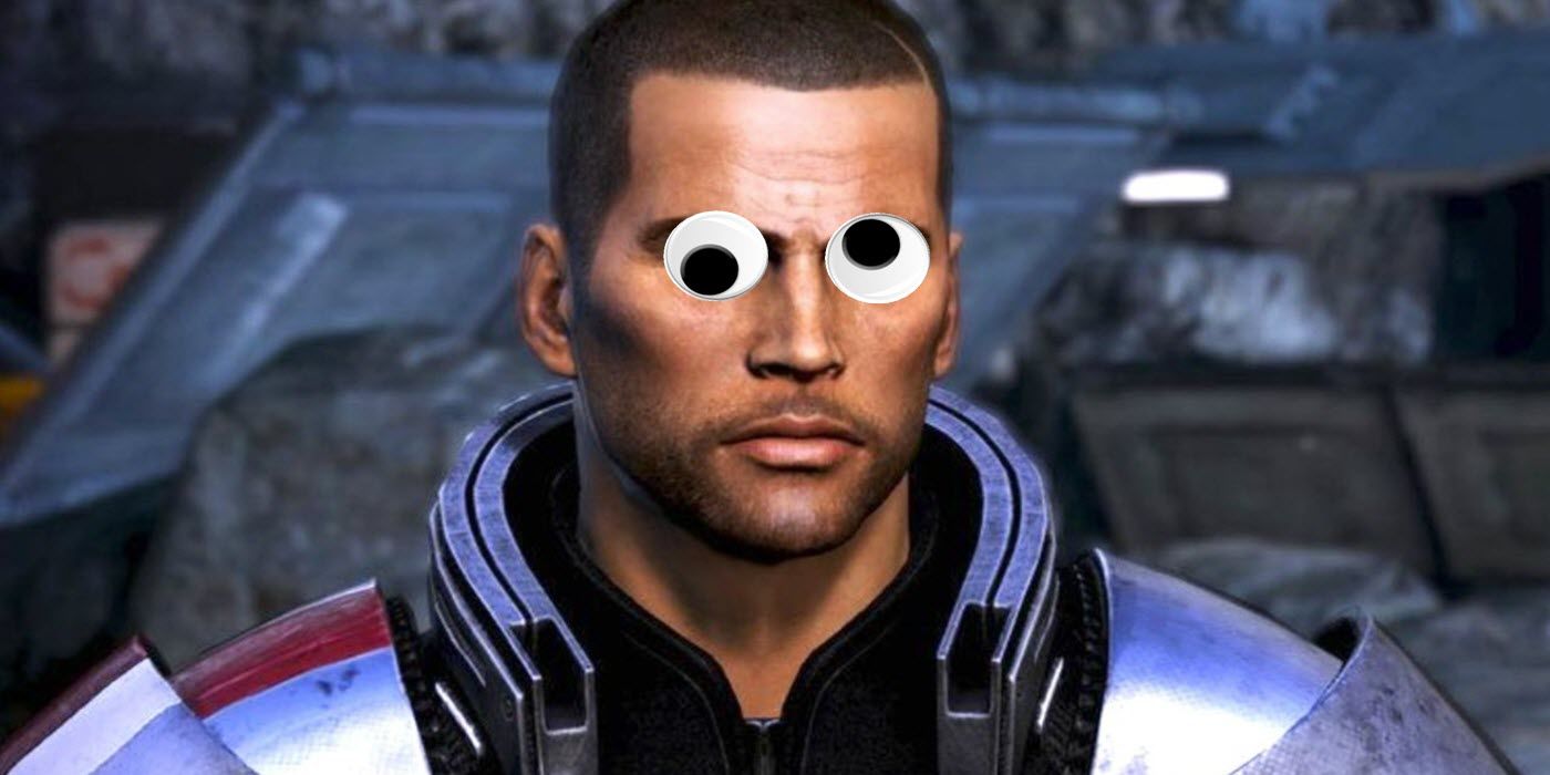 Disturbing Mass Effect 3 Glitch Gives Shepard Bugged Out Eyes